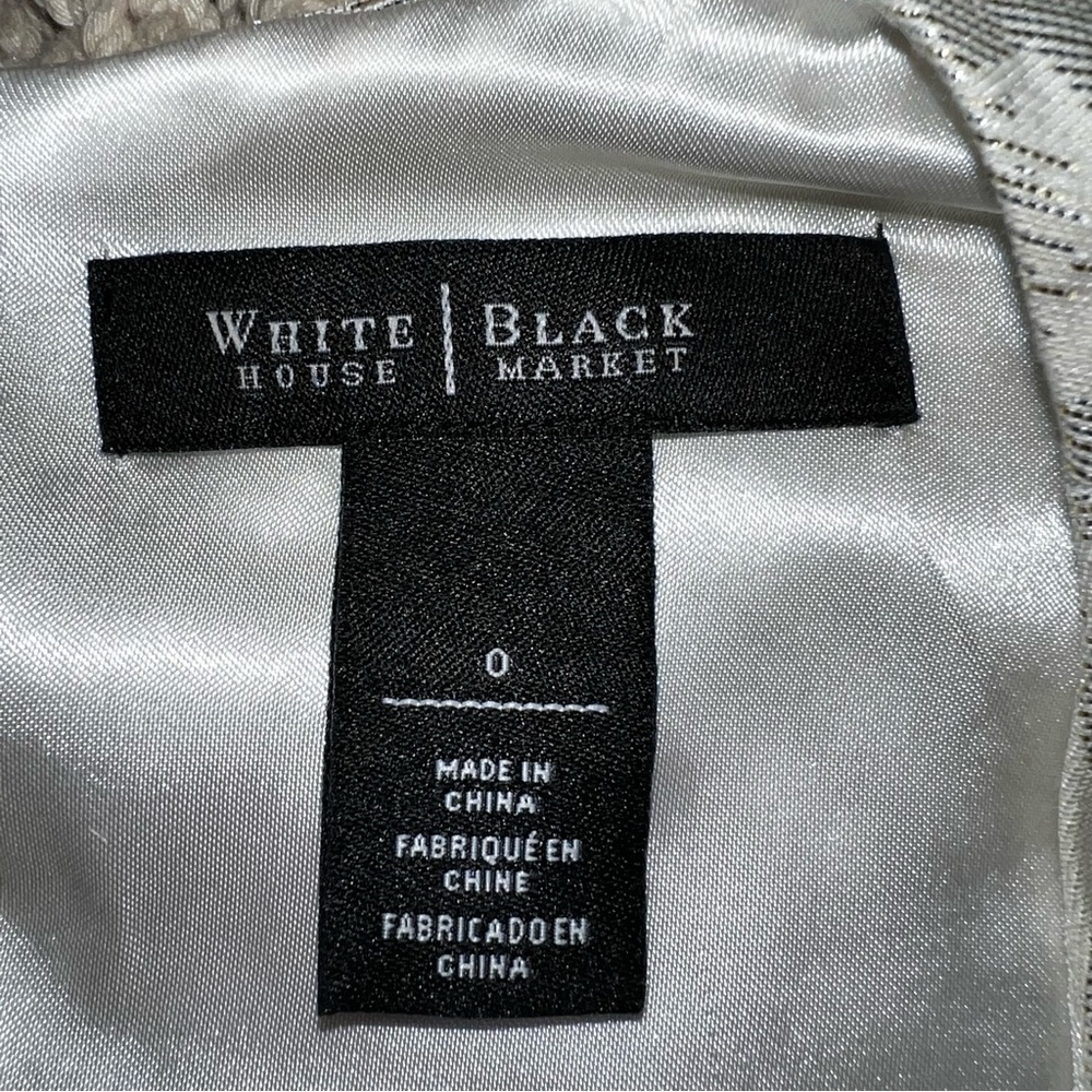 White House Black Market | Sparkling Sleeveless Shift Dress - Picture 5 of 7